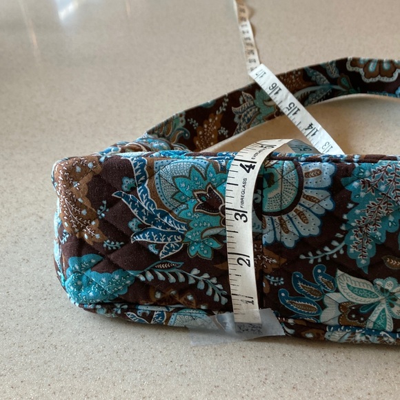 Vera Bradley Java Blue Small Shoulder Bag Made in USA - Picture 8 of 15